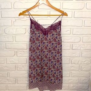 Floreat Anthropologie floral print cami size small